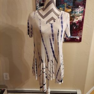 C. Oliver Blue and White Top